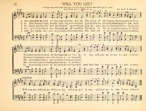 Christ in Song: containing over 700 best hymns and sacred songs new and old page 41