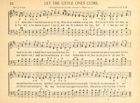 Christ in Song: containing over 700 best hymns and sacred songs new and old page 43