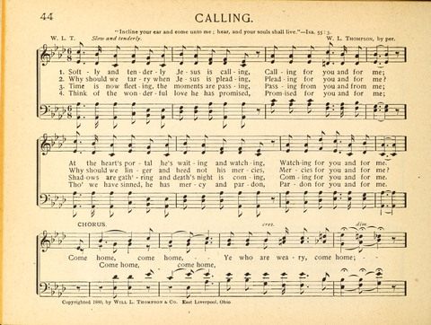 Christ in Song: containing over 700 best hymns and sacred songs new and old page 44