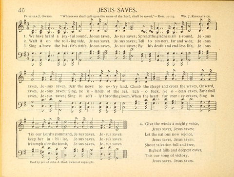 Christ in Song: containing over 700 best hymns and sacred songs new and old page 46
