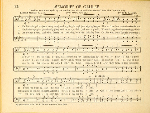 Christ in Song: containing over 700 best hymns and sacred songs new and old page 58