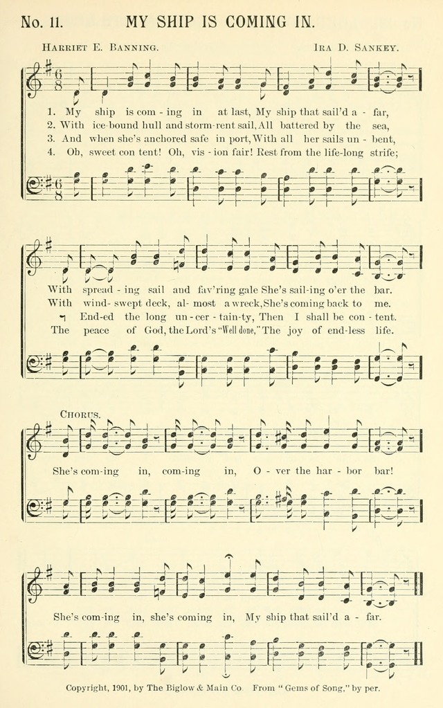Choice Songs: a collection of Sunday school and gospel songs for use in churches, Sunday schools, young people