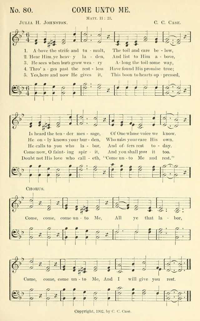 Choice Songs: a collection of Sunday school and gospel songs for use in churches, Sunday schools, young people