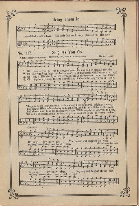 Carmina Sacra: Sacred Songs for the Sunday School page 117