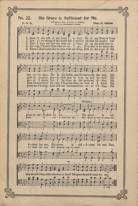 Carmina Sacra: Sacred Songs for the Sunday School page 22
