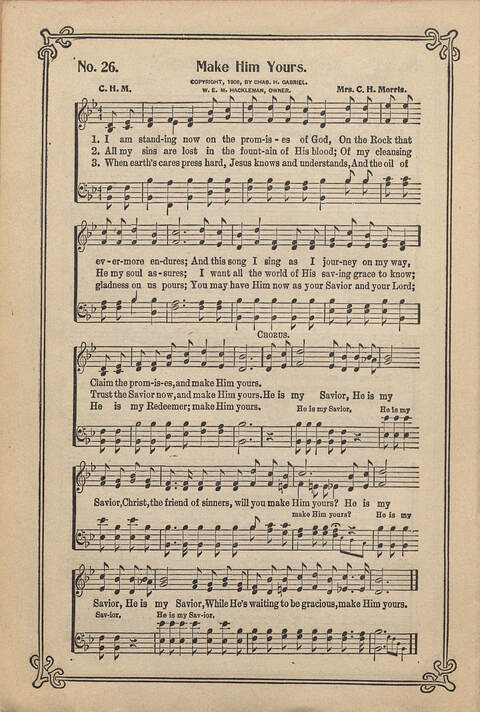 Carmina Sacra: Sacred Songs for the Sunday School page 26