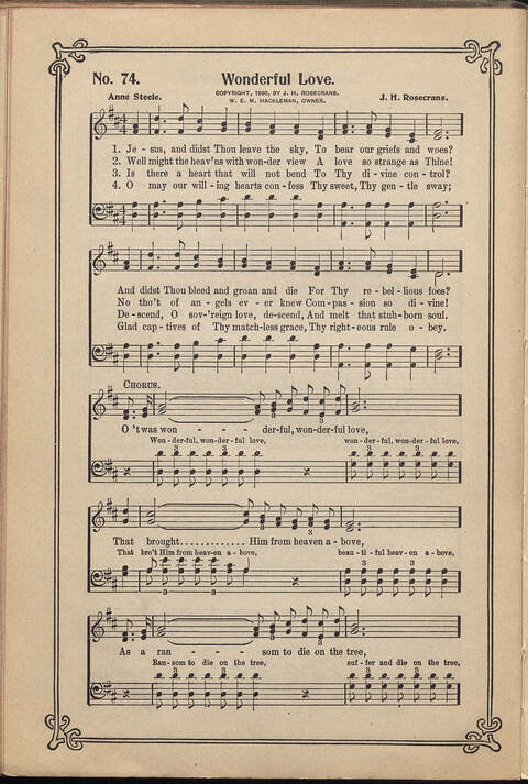 Carmina Sacra: Sacred Songs for the Sunday School page 74