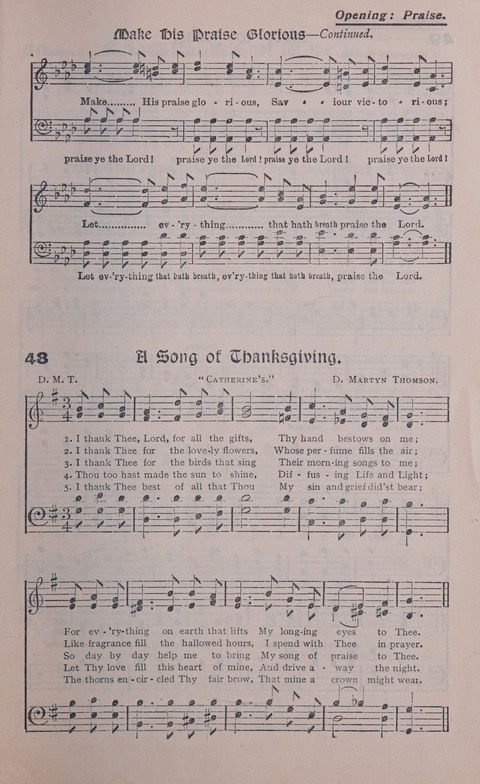 Celestial Songs: a collection of 900 choice hymns and choruses, selected for all kinds of Christian Getherings, Evangelistic Word, Solo Singers, Choirs, and the Home Circle page 41
