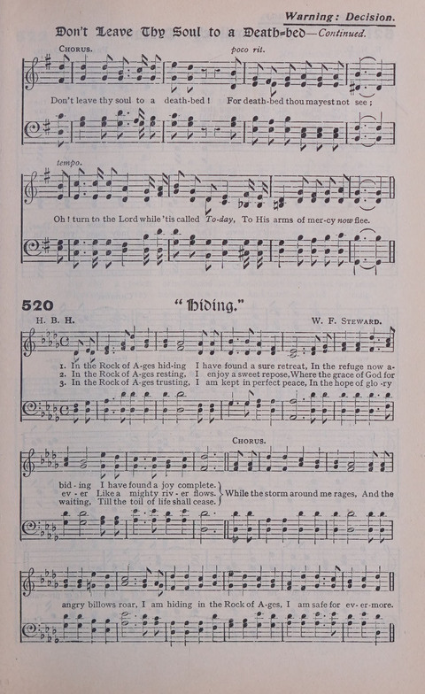 Celestial Songs: a collection of 900 choice hymns and choruses, selected for all kinds of Christian Getherings, Evangelistic Word, Solo Singers, Choirs, and the Home Circle page 455