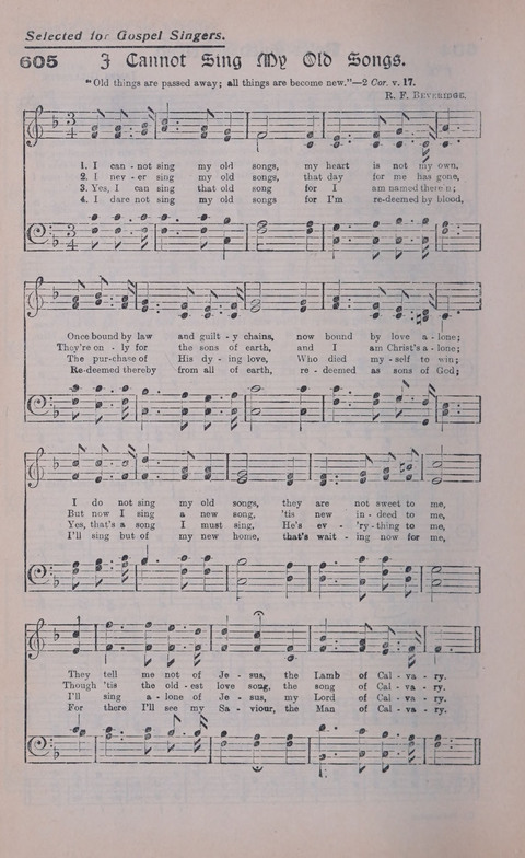Celestial Songs: a collection of 900 choice hymns and choruses, selected for all kinds of Christian Getherings, Evangelistic Word, Solo Singers, Choirs, and the Home Circle page 534