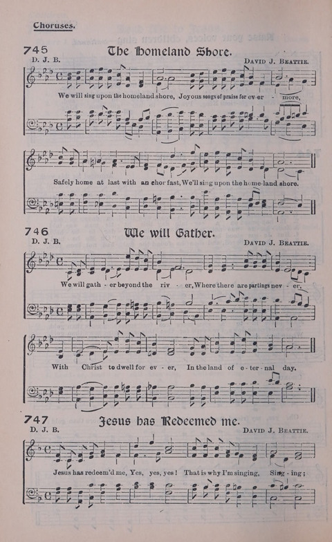 Celestial Songs: a collection of 900 choice hymns and choruses, selected for all kinds of Christian Getherings, Evangelistic Word, Solo Singers, Choirs, and the Home Circle page 668