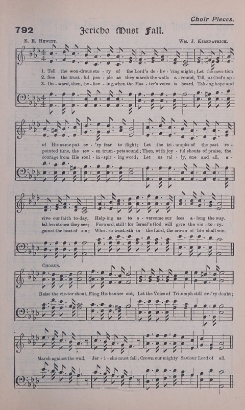 Celestial Songs: a collection of 900 choice hymns and choruses, selected for all kinds of Christian Getherings, Evangelistic Word, Solo Singers, Choirs, and the Home Circle page 701
