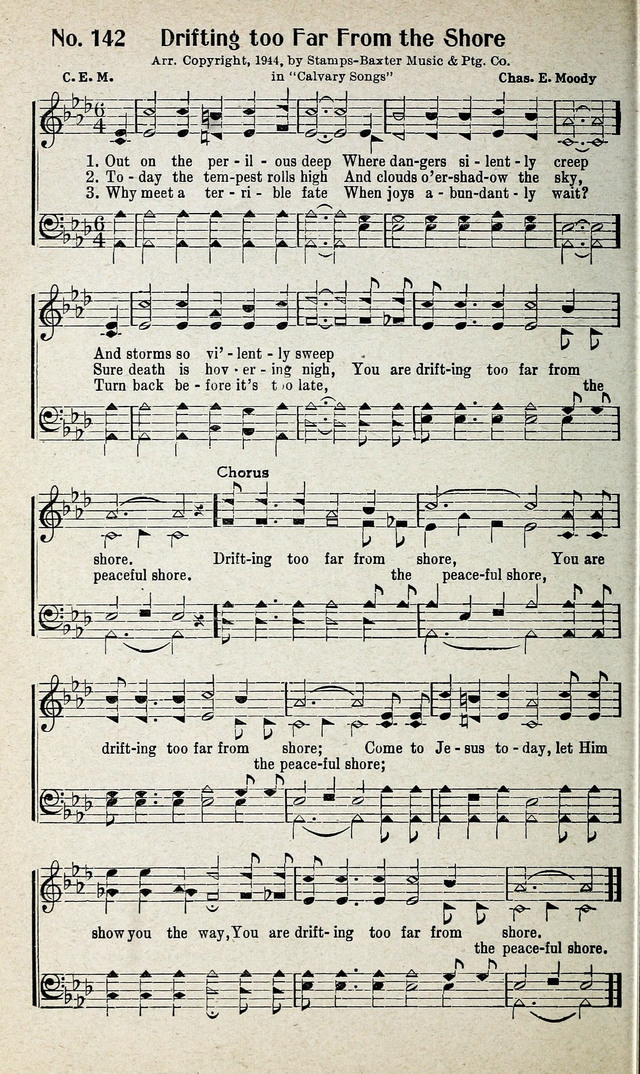 Calvary Songs: A Choice Collection of Gospel Songs, both Old and New page 143