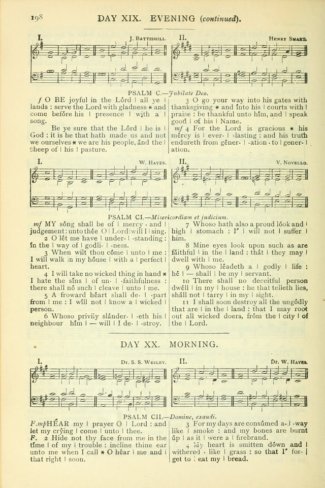 The Church Service Book: containing the words and music for the choral service, the morning and evening canticles, the holy communion, the Psalter, a selection of hymns from the hymnal with music page 209