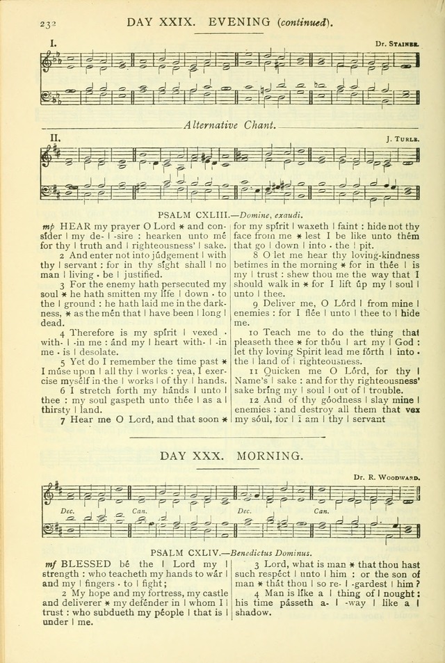 The Church Service Book: containing the words and music for the choral service, the morning and evening canticles, the holy communion, the Psalter, a selection of hymns from the hymnal with music page 245