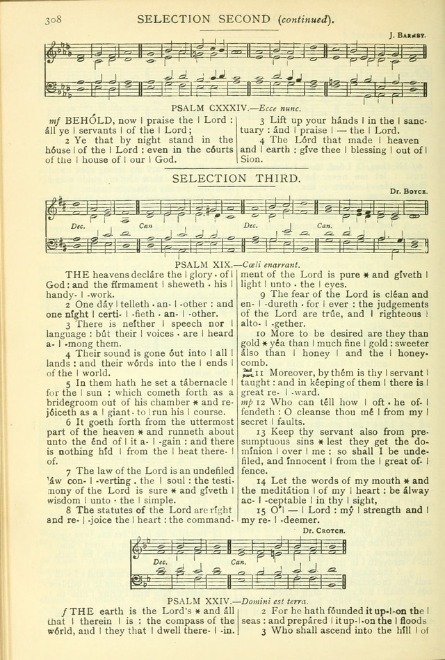 The Church Service Book: containing the words and music for the choral service, the morning and evening canticles, the holy communion, the Psalter, a selection of hymns from the hymnal with music page 321