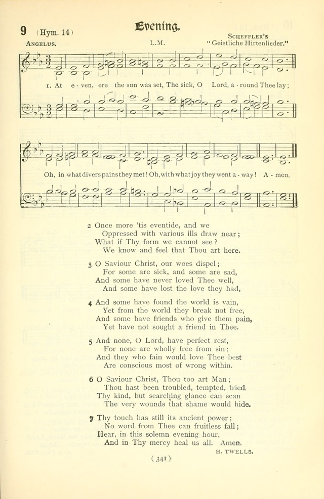 The Church Service Book: containing the words and music for the choral service, the morning and evening canticles, the holy communion, the Psalter, a selection of hymns from the hymnal with music page 356
