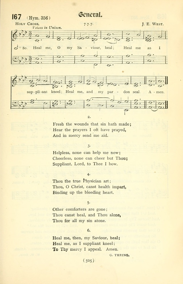 The Church Service Book: containing the words and music for the choral service, the morning and evening canticles, the holy communion, the Psalter, a selection of hymns from the hymnal with music page 520