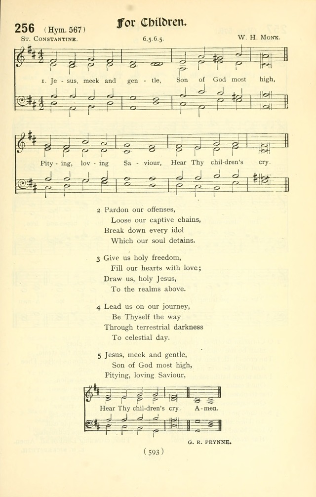 The Church Service Book: containing the words and music for the choral service, the morning and evening canticles, the holy communion, the Psalter, a selection of hymns from the hymnal with music page 608