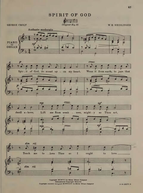Choice Sacred Songs page 47
