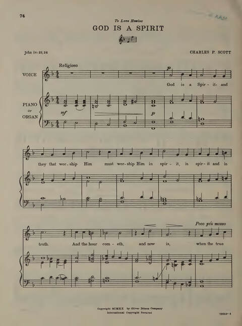 Choice Sacred Songs page 74