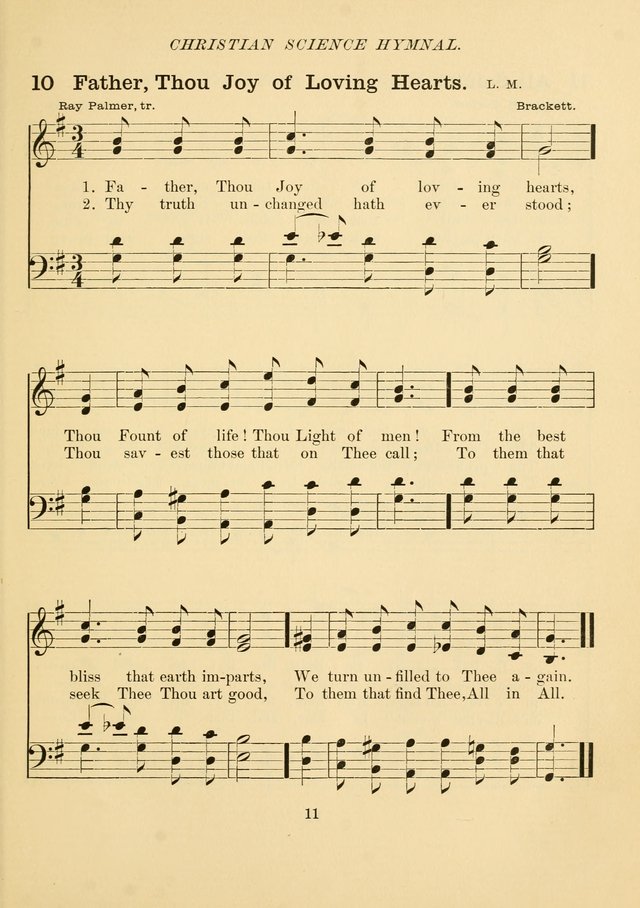 Christian Science Hymnal: a selection of spiritual songs page 20