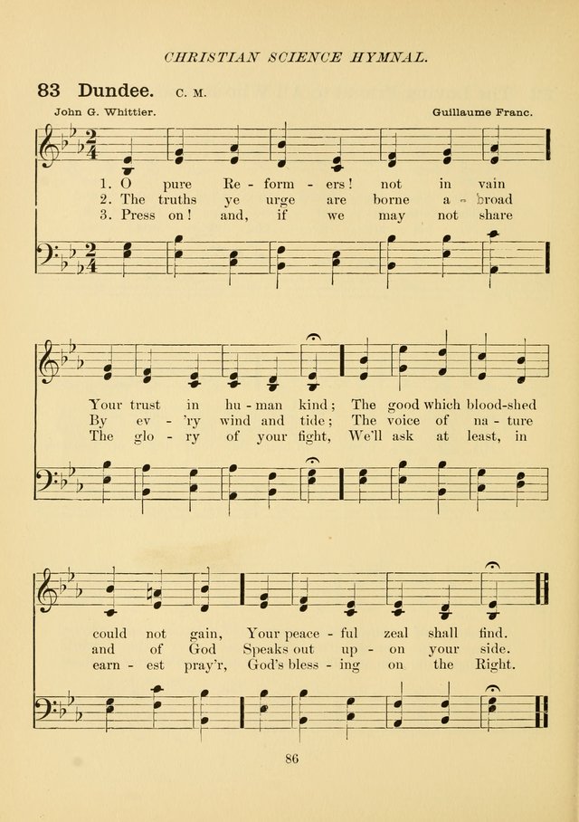 Christian Science Hymnal: a selection of spiritual songs page 95