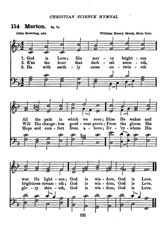 Christian Science Hymnal page 121