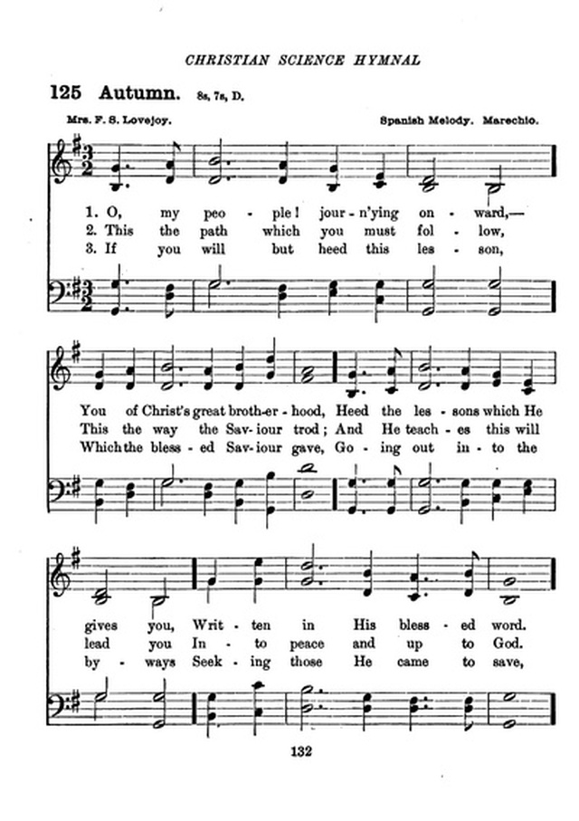 Christian Science Hymnal page 132