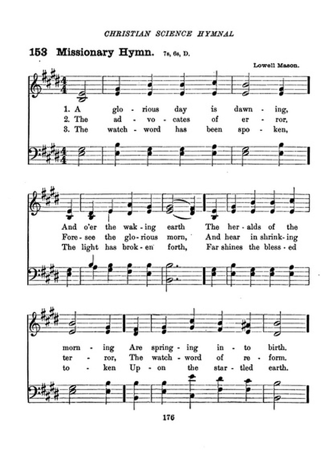 Christian Science Hymnal page 176