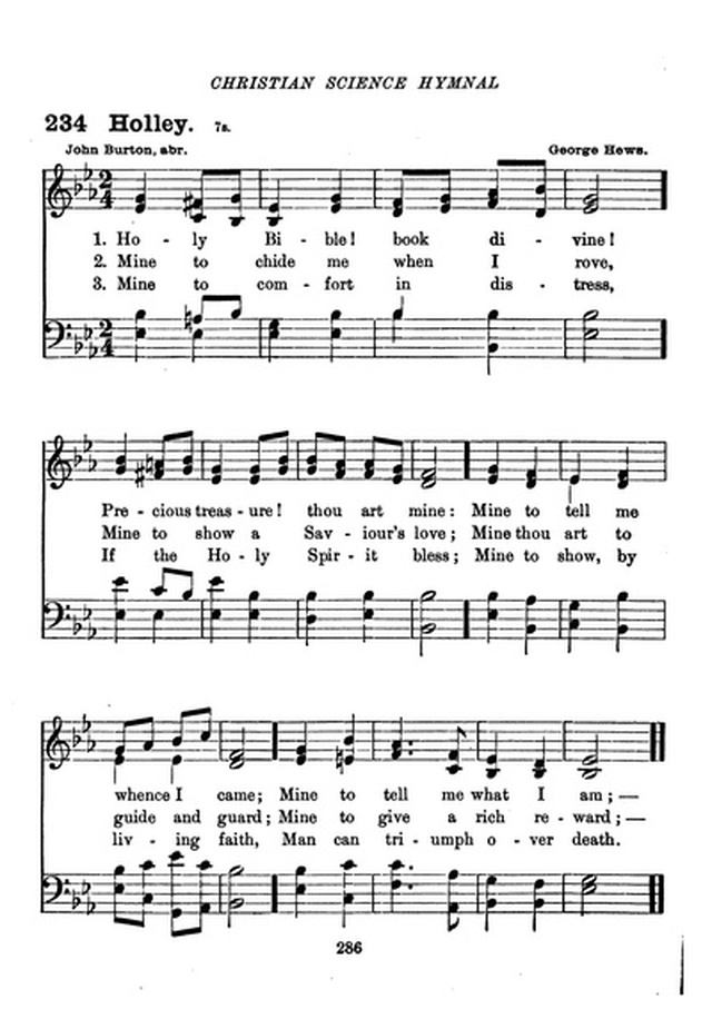 Christian Science Hymnal page 286