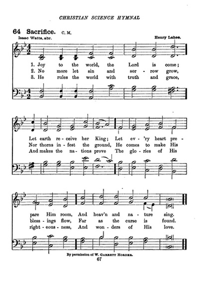 Christian Science Hymnal page 67