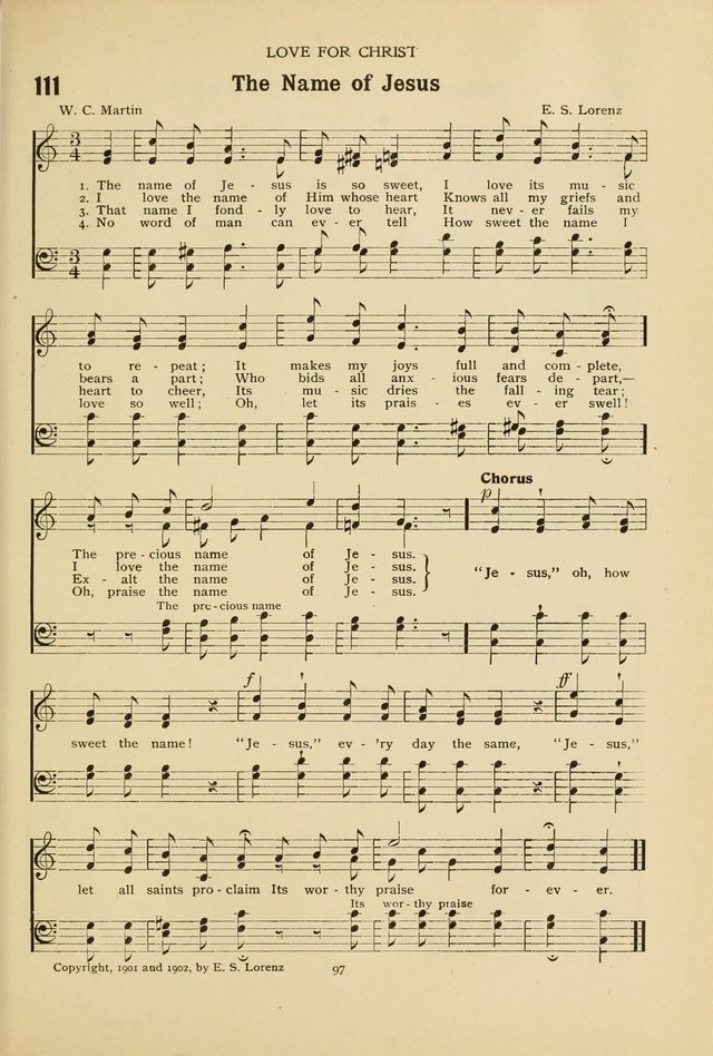 The Church School Hymnal page 97