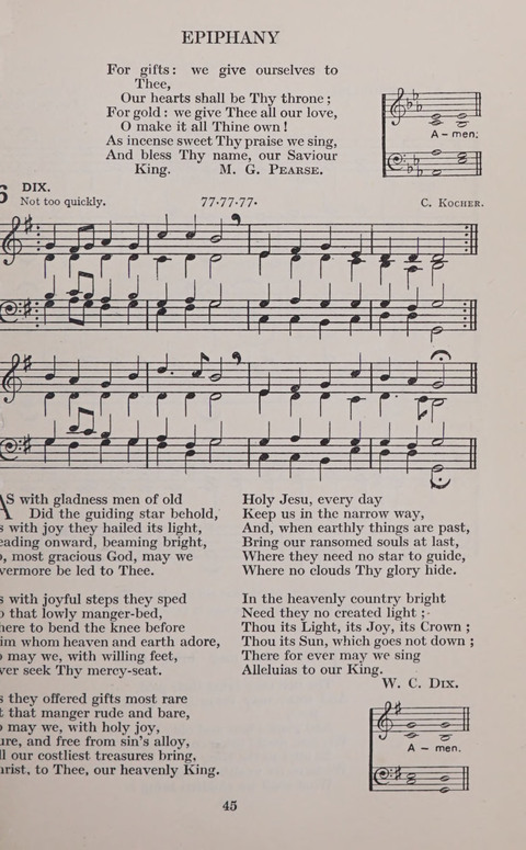 The Church and School Hymnal page 45
