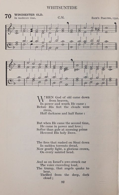 The Church and School Hymnal page 92