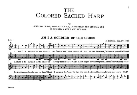 The Colored Sacred Harp page 1