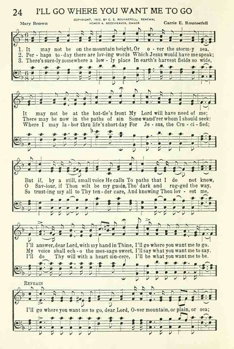 Church Service Hymns page 22