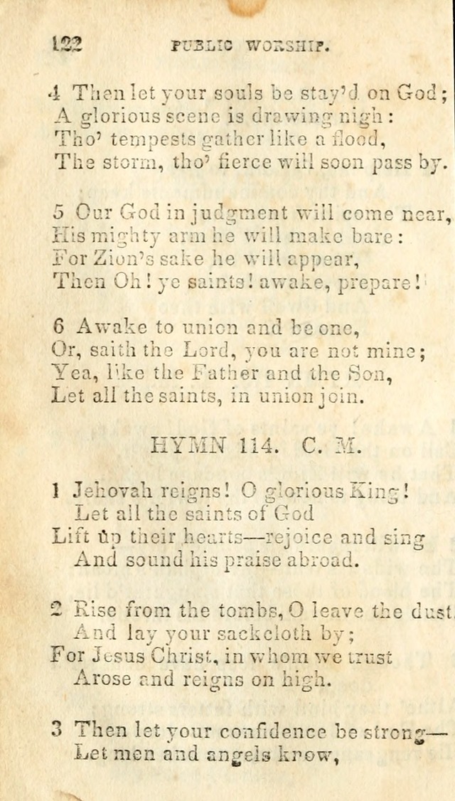 A Collection of Sacred Hymns, for the Church of Jesus Christ of Latter Day Saints page 124