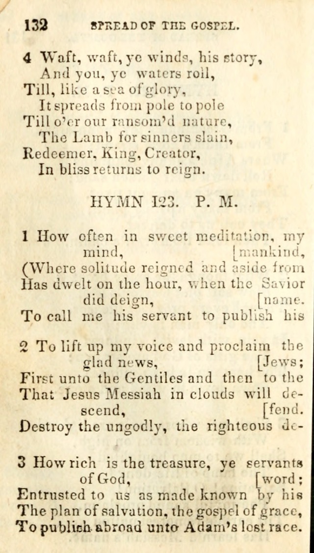 A Collection of Sacred Hymns, for the Church of Jesus Christ of Latter Day Saints page 134