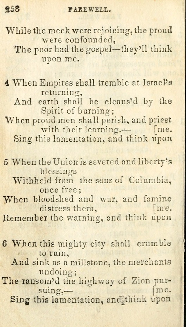A Collection of Sacred Hymns, for the Church of Jesus Christ of Latter Day Saints page 260