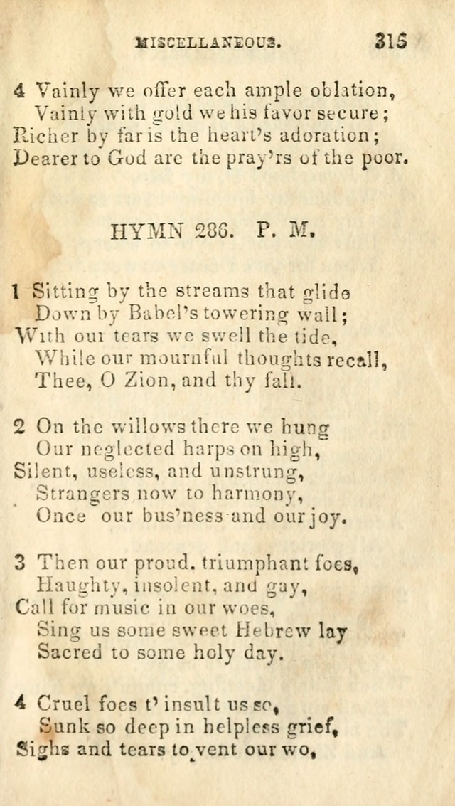 A Collection of Sacred Hymns, for the Church of Jesus Christ of Latter Day Saints page 317