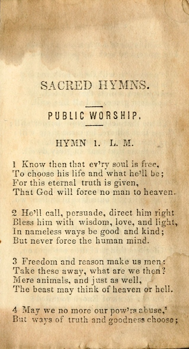 A Collection of Sacred Hymns, for the Church of Jesus Christ of Latter Day Saints page 5