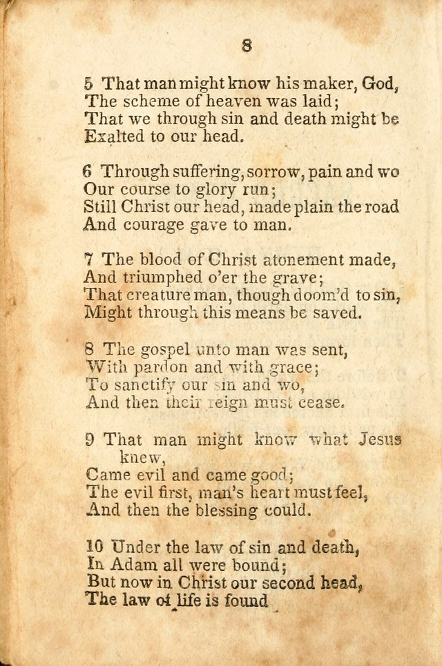A Collection of Sacred Hymns for the Church of Jesus Christ of Latter-Day  Saints page 9