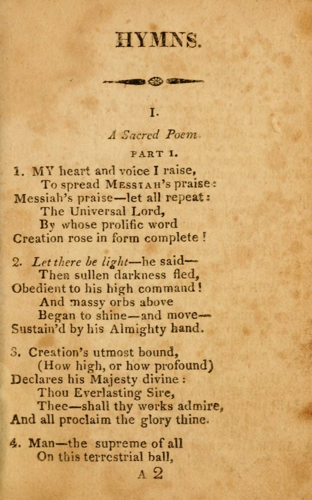 A Choice Selection of Hymns and Spiritual Songs: designed for the use of  the pious page 3