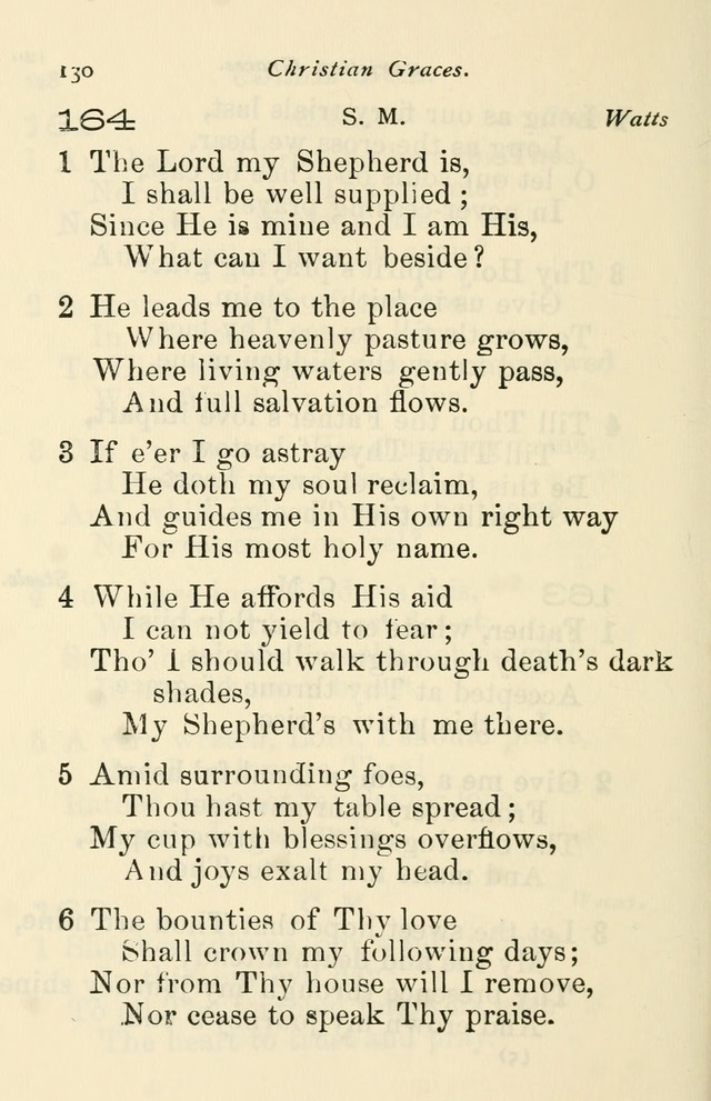 A Choice Selection of Hymns and Spiritual Songs for the use of the Baptist Church and all lovers of song page 133