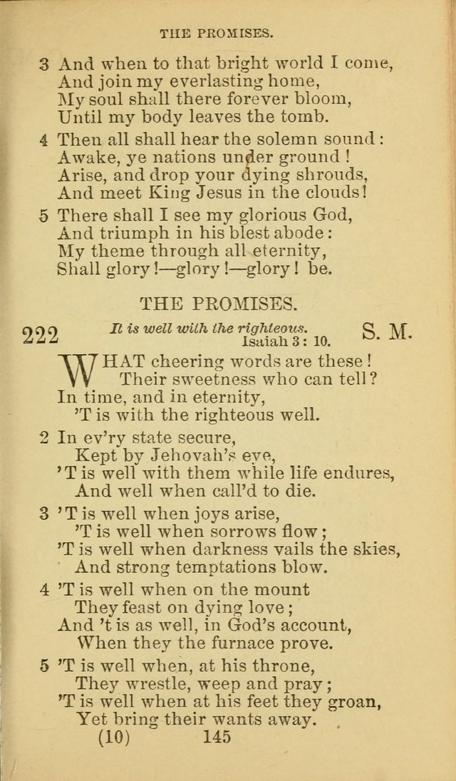 A Collection of Spiritual Hymns: adapted to the Various Kinds of Christian Worship, and especially designed for the use of the Brethren in Christ. 2nd ed. page 147