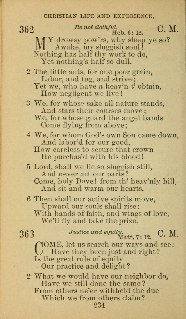 A Collection of Spiritual Hymns: adapted to the Various Kinds of Christian Worship, and especially designed for the use of the Brethren in Christ. 2nd ed. page 236