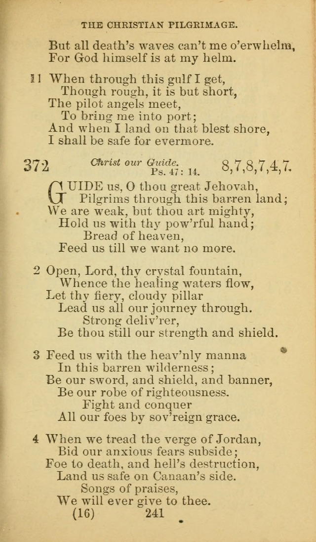 A Collection of Spiritual Hymns: adapted to the Various Kinds of Christian Worship, and especially designed for the use of the Brethren in Christ. 2nd ed. page 243