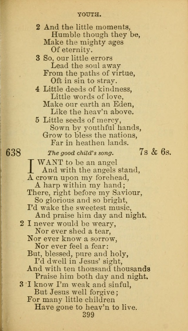 A Collection of Spiritual Hymns: adapted to the Various Kinds of Christian Worship, and especially designed for the use of the Brethren in Christ. 2nd ed. page 401