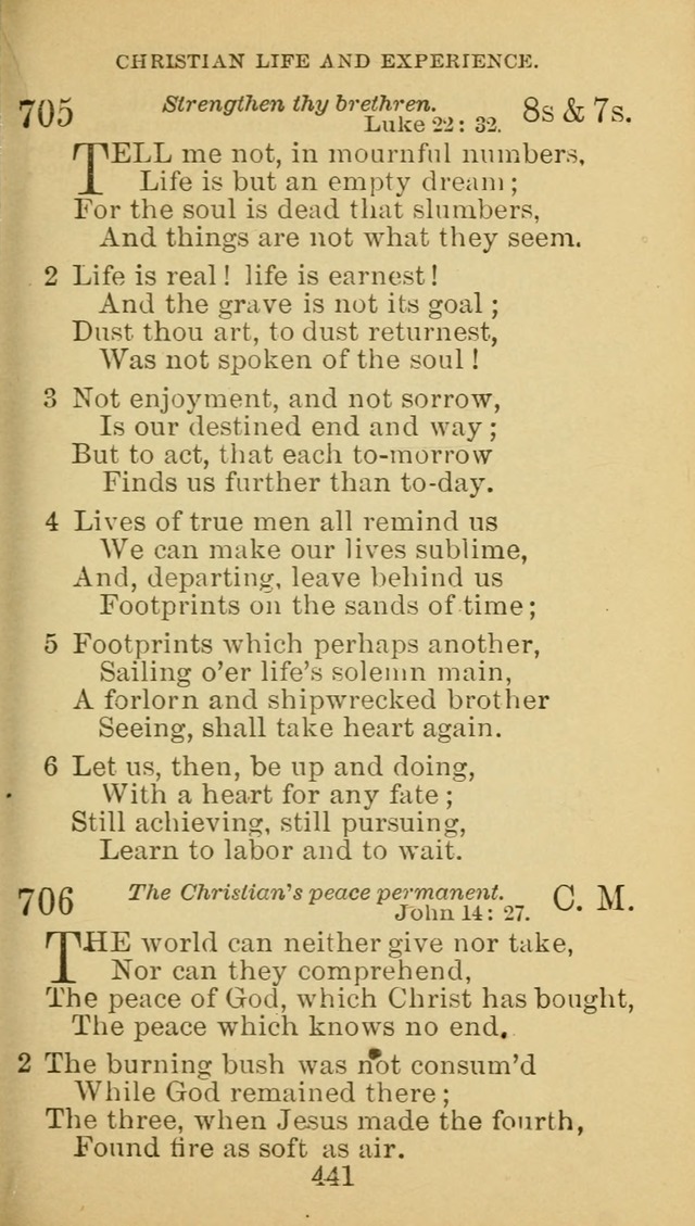 A Collection of Spiritual Hymns: adapted to the Various Kinds of Christian Worship, and especially designed for the use of the Brethren in Christ. 2nd ed. page 445